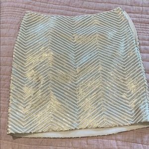 Banana republic sequin skirt